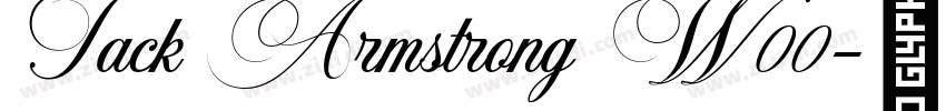 Jack Armstrong W00字体转换